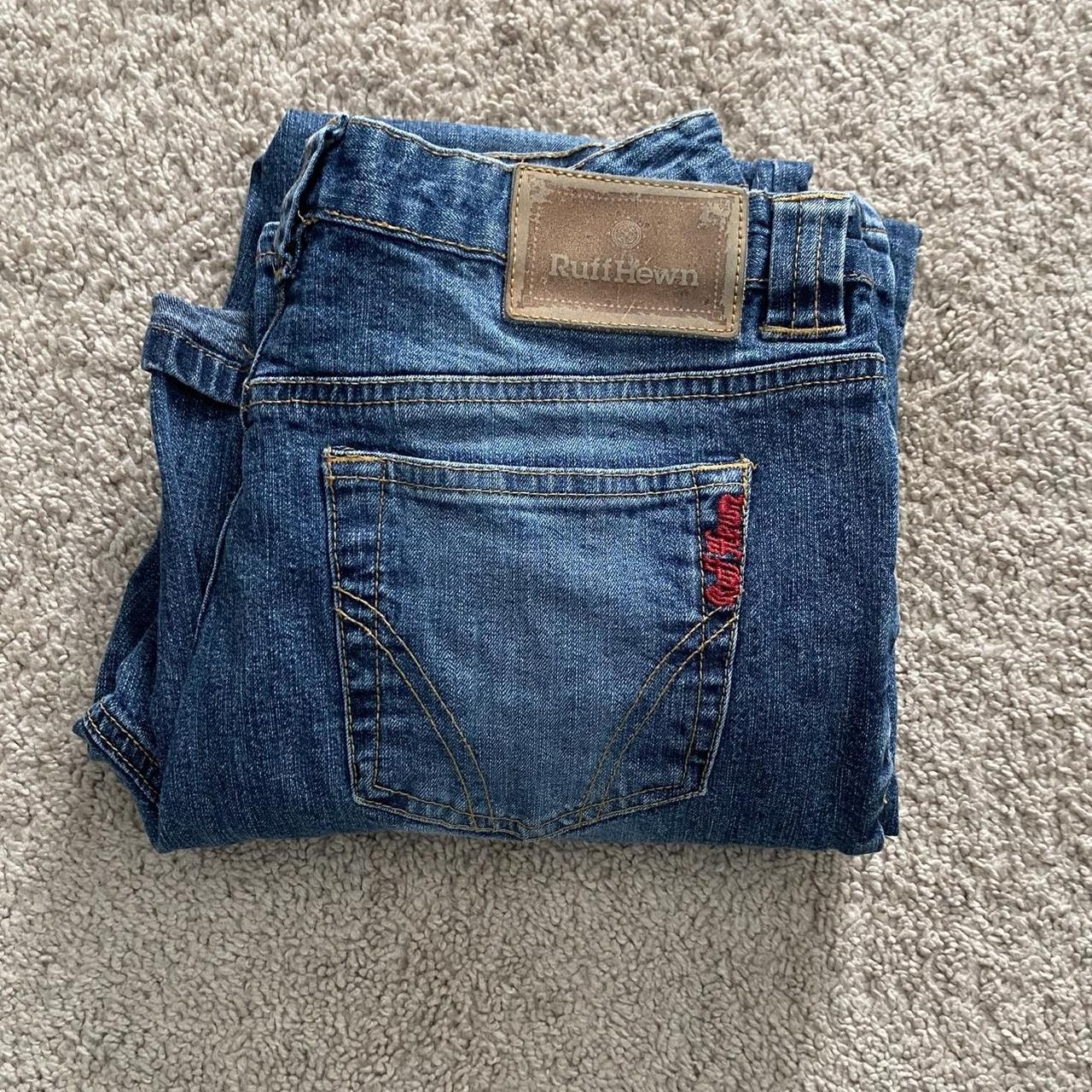 RUFF HEWN denim jeans!! Red tab