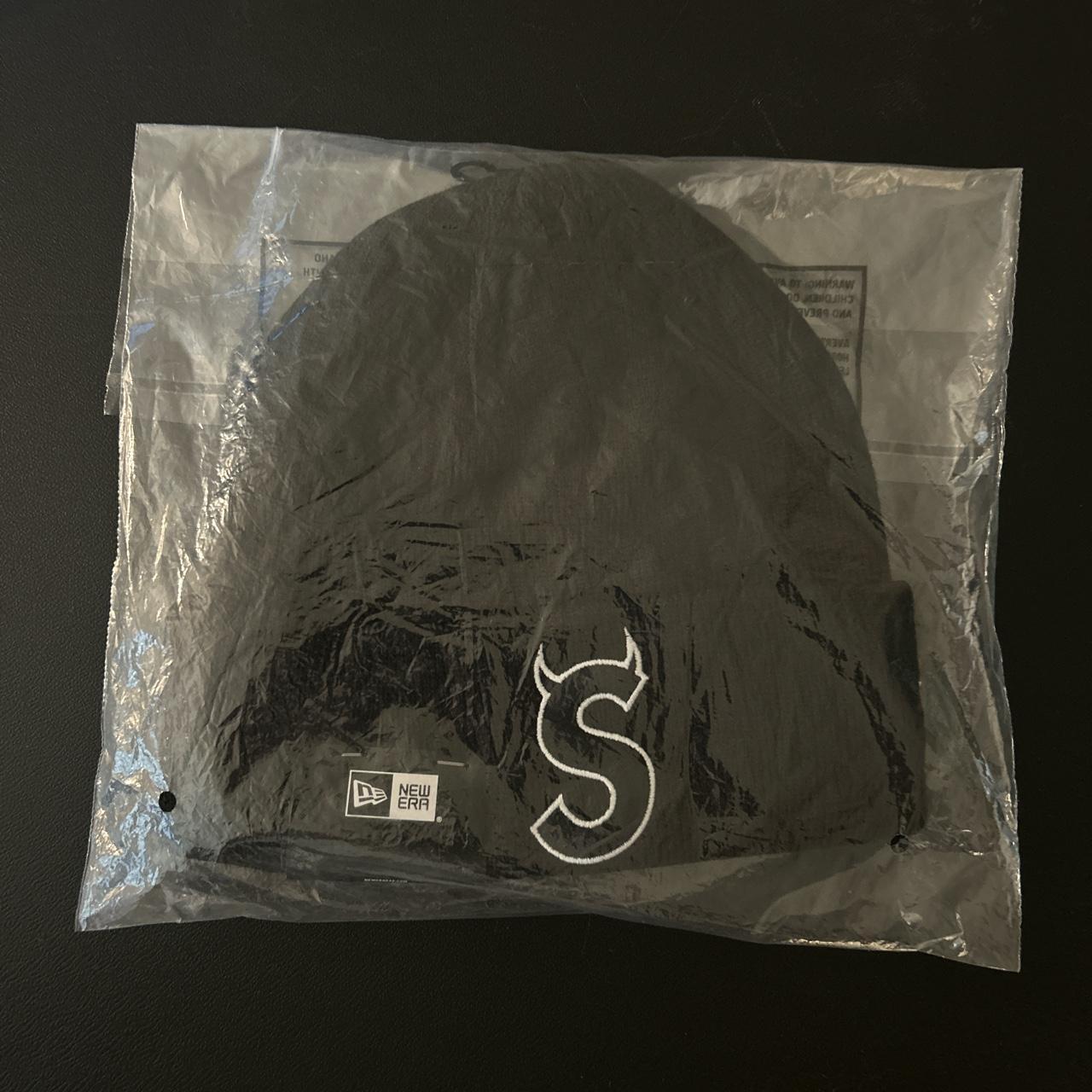 Supreme new era S logo beanie #supreme #horn... - Depop