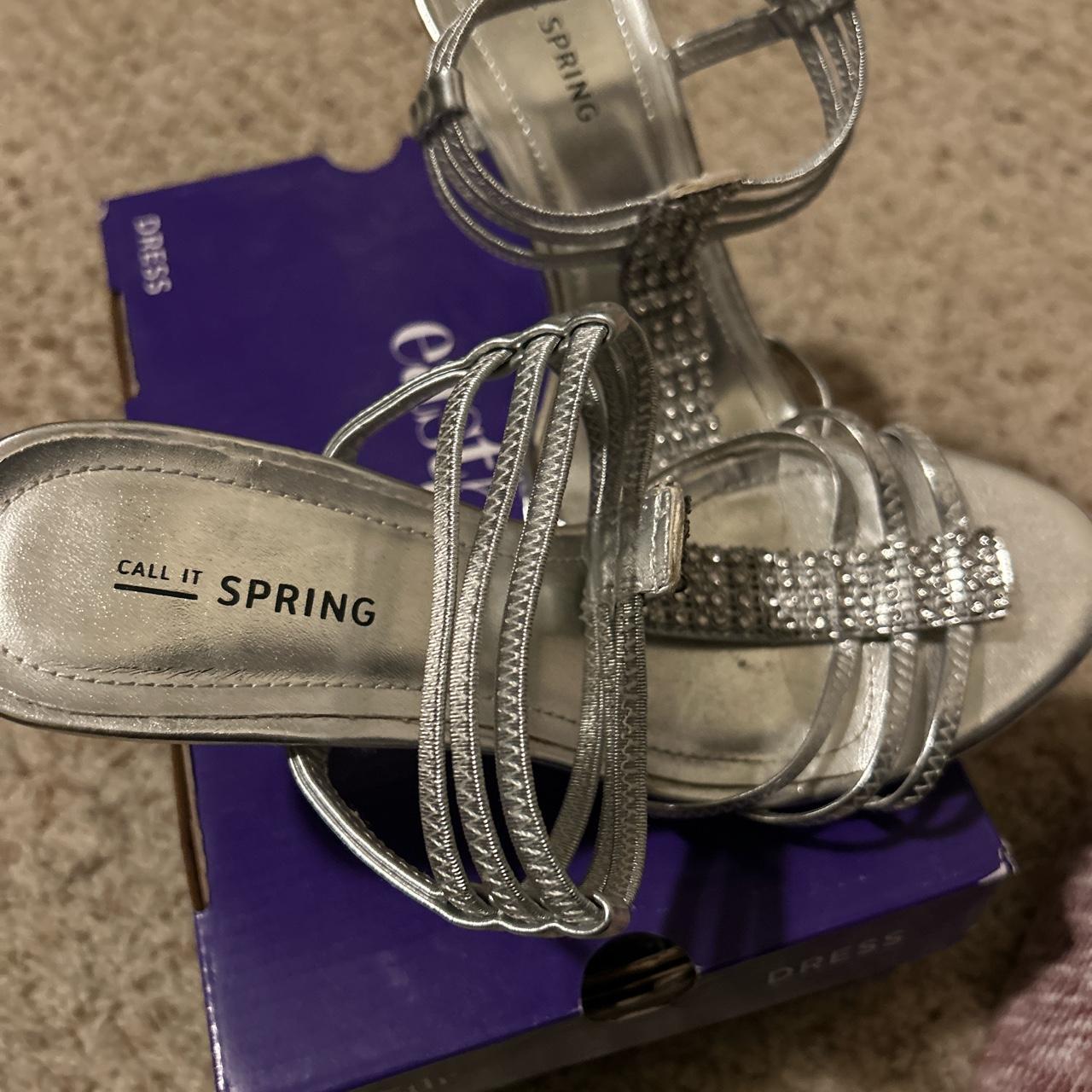 Call it Spring Women's Silver Footwear (3)