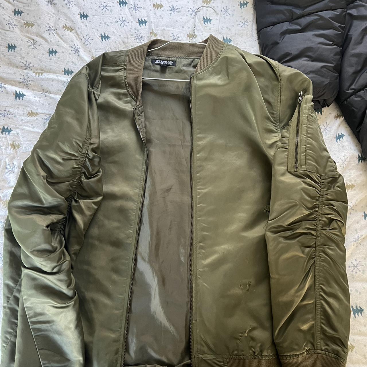 Jacket used with 2 rips - Depop