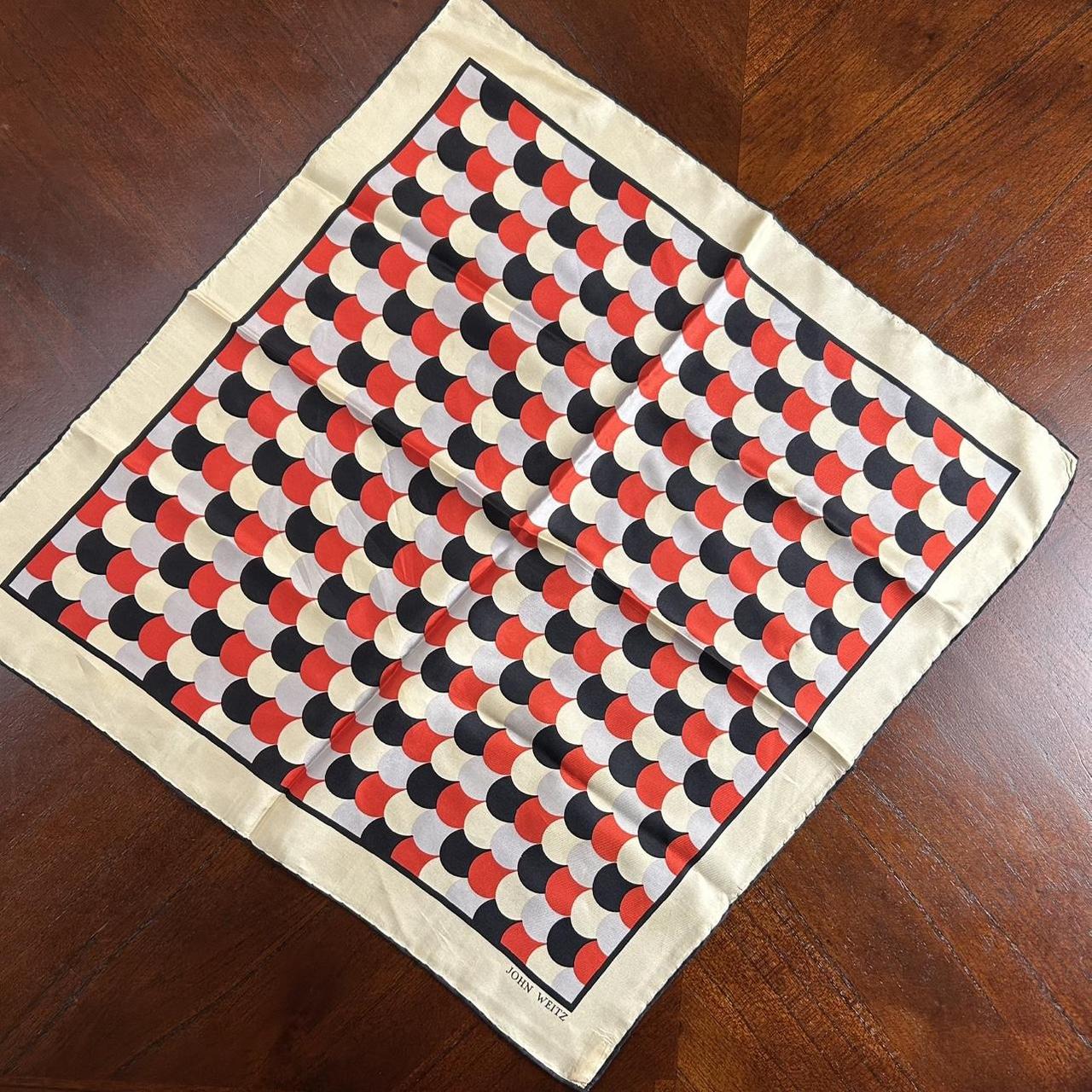 Women's Scarf - Multi/Red – Chic Patterned handke… - image 1