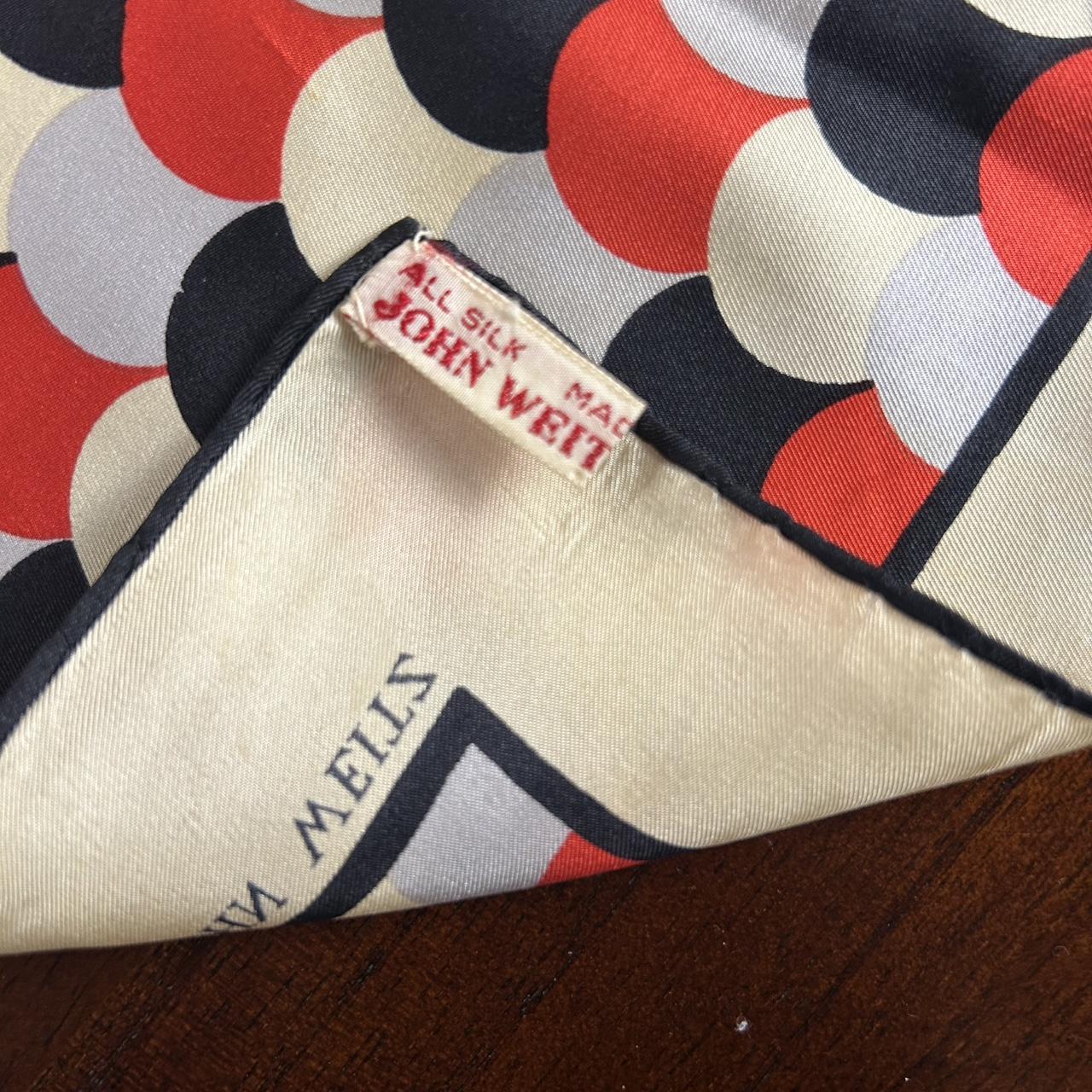 Women's Scarf - Multi/Red – Chic Patterned handke… - image 3