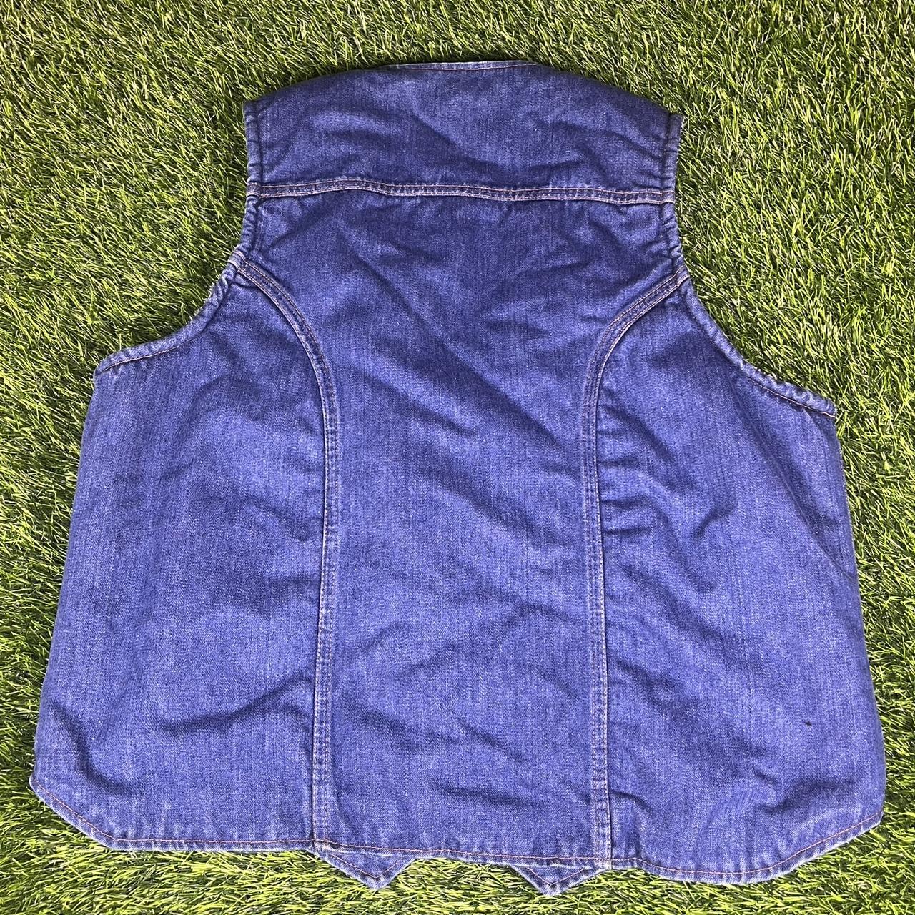 Wrangler Men's Vest - Blue/Navy - XL – 1970s Wran… - image 2