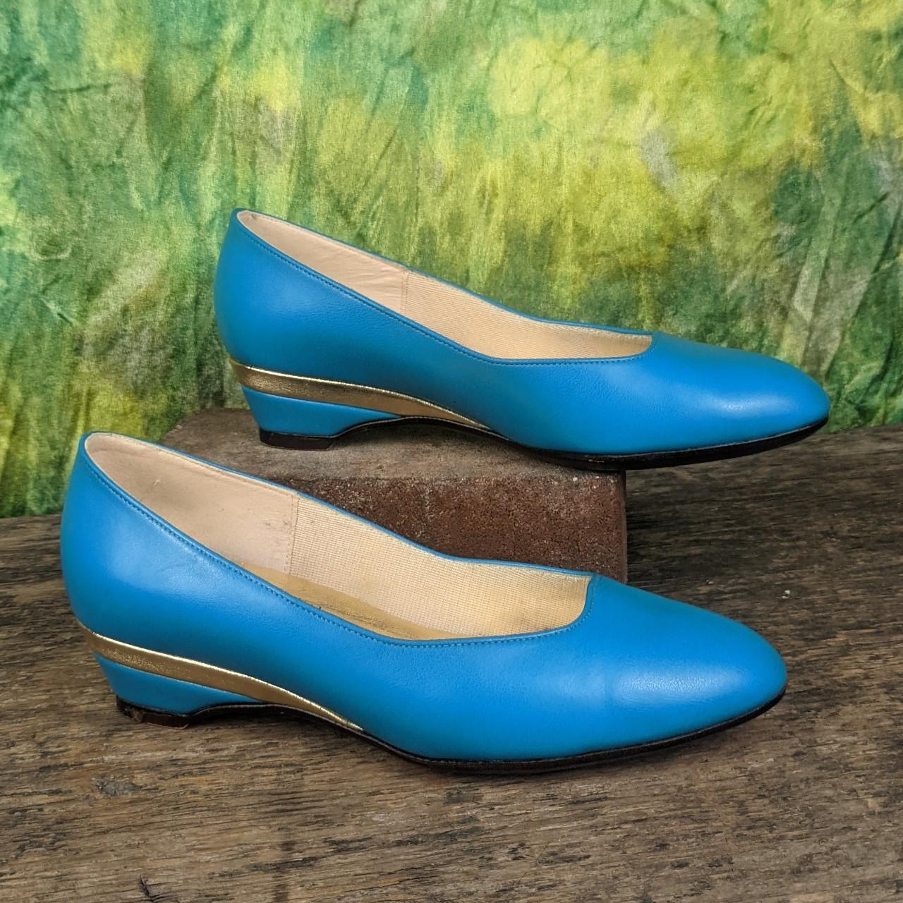 vintage blue heels