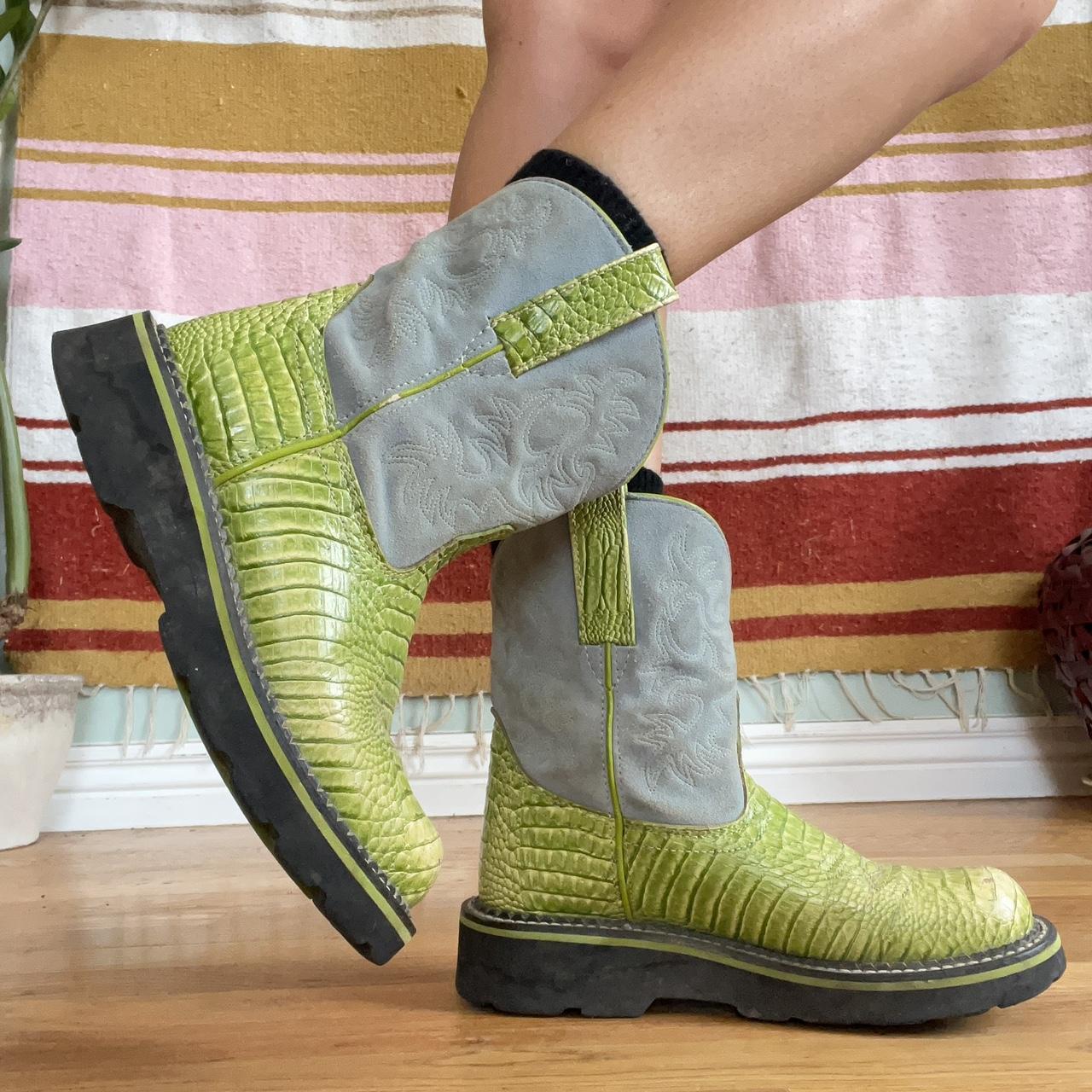 Ariat lime 2025 green boots