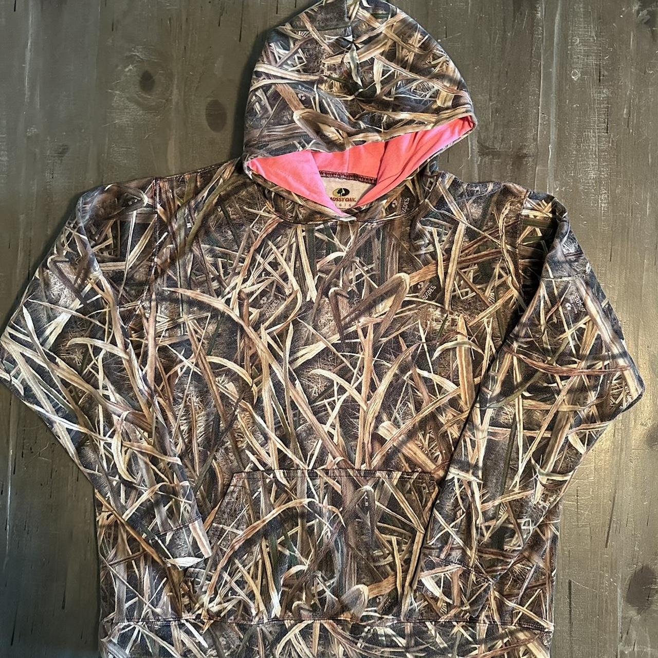 Realtree camo hoodie in brown and tan camo Depop