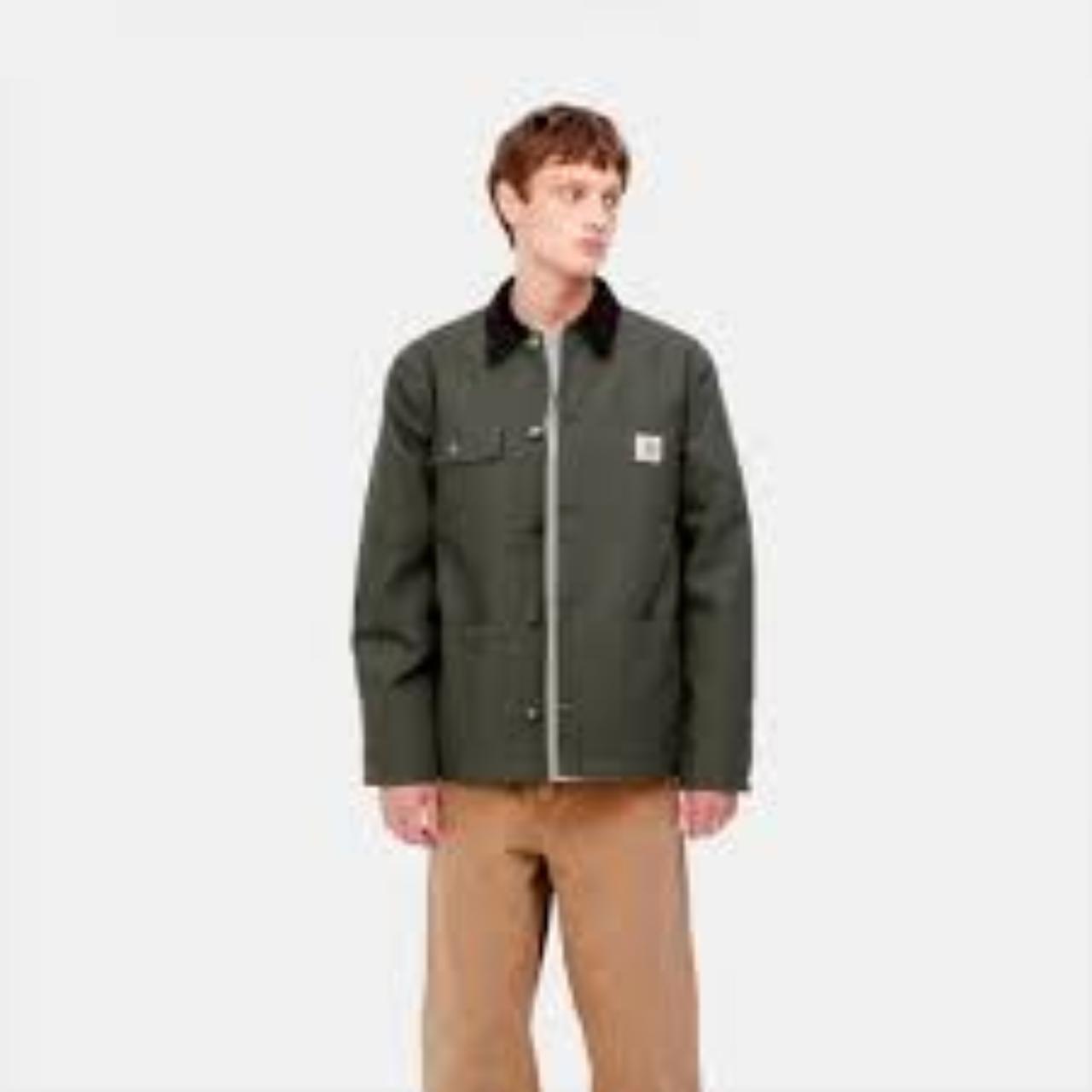 Carhartt WIP Michigan Chore Coat - Olive Size | Depop