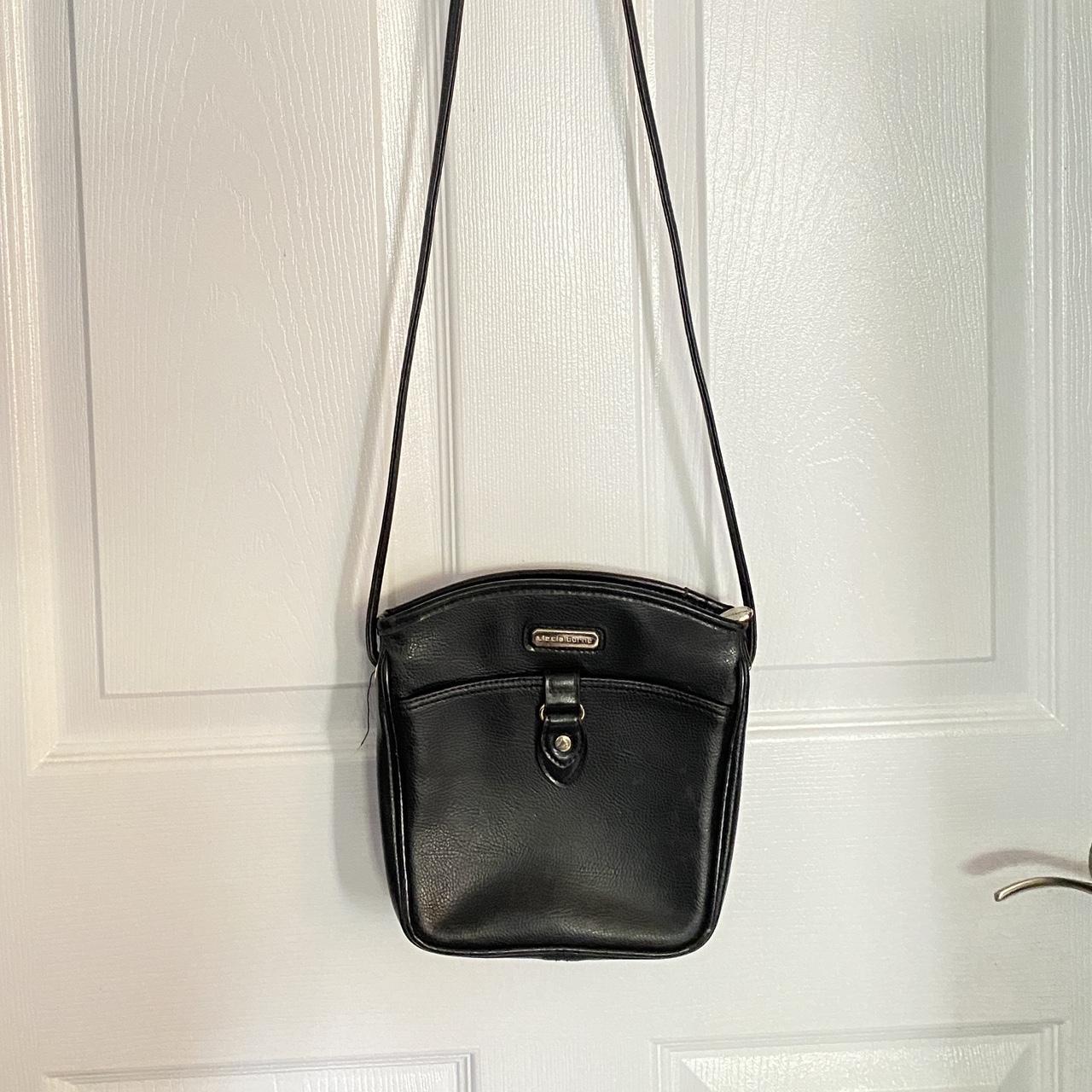 Vintage Ralph Lauren Leatther Saddle Crossbody Handbag