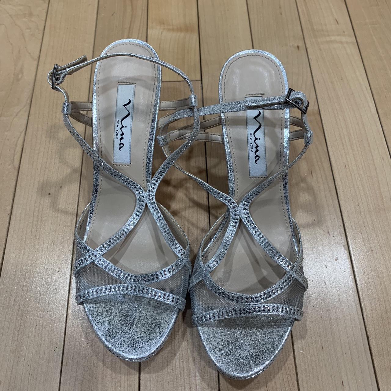 Nina new york deals silver heels