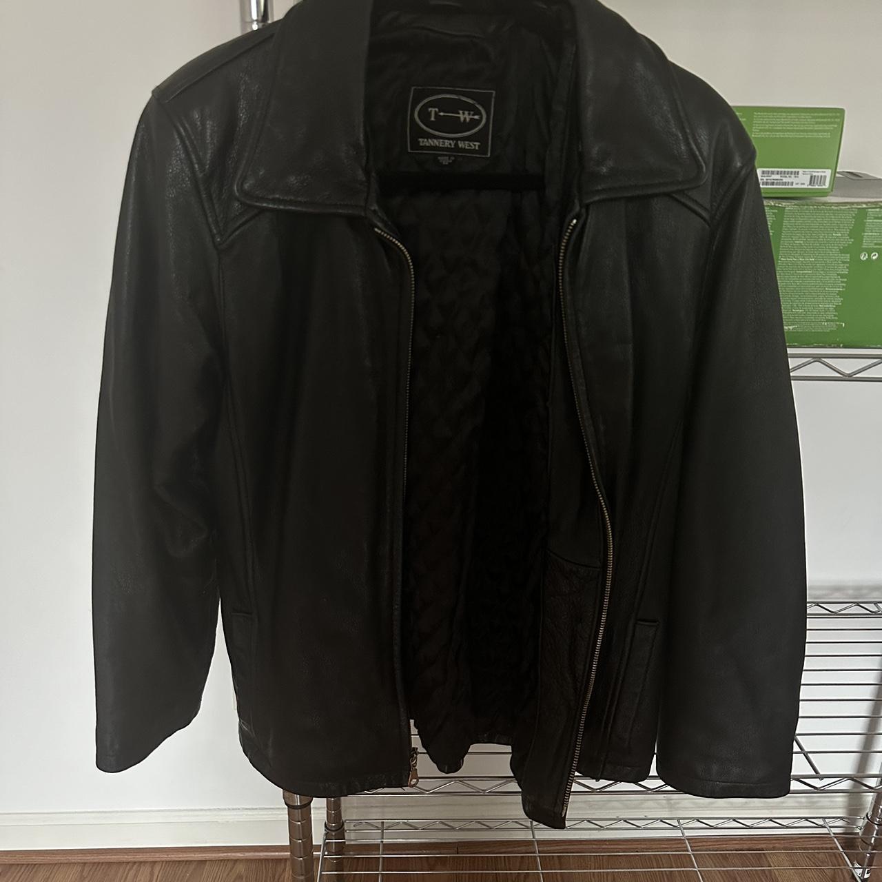 Tannery west mens hot sale leather jacket