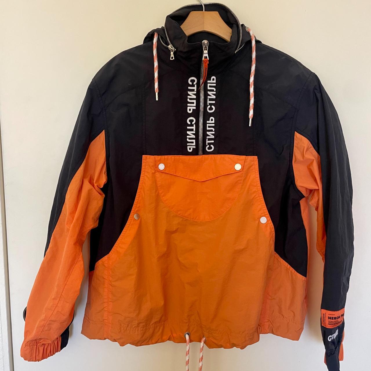 Heron preston cheap orange windbreaker