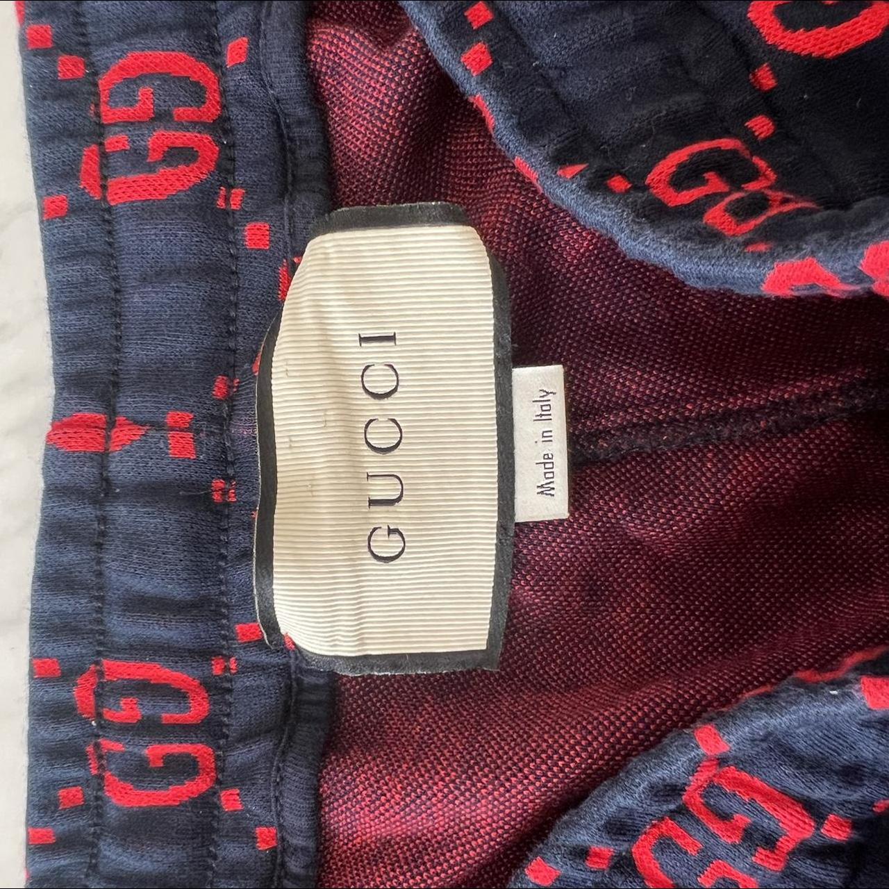 Gucci all over print shorts monogram 100%... - Depop