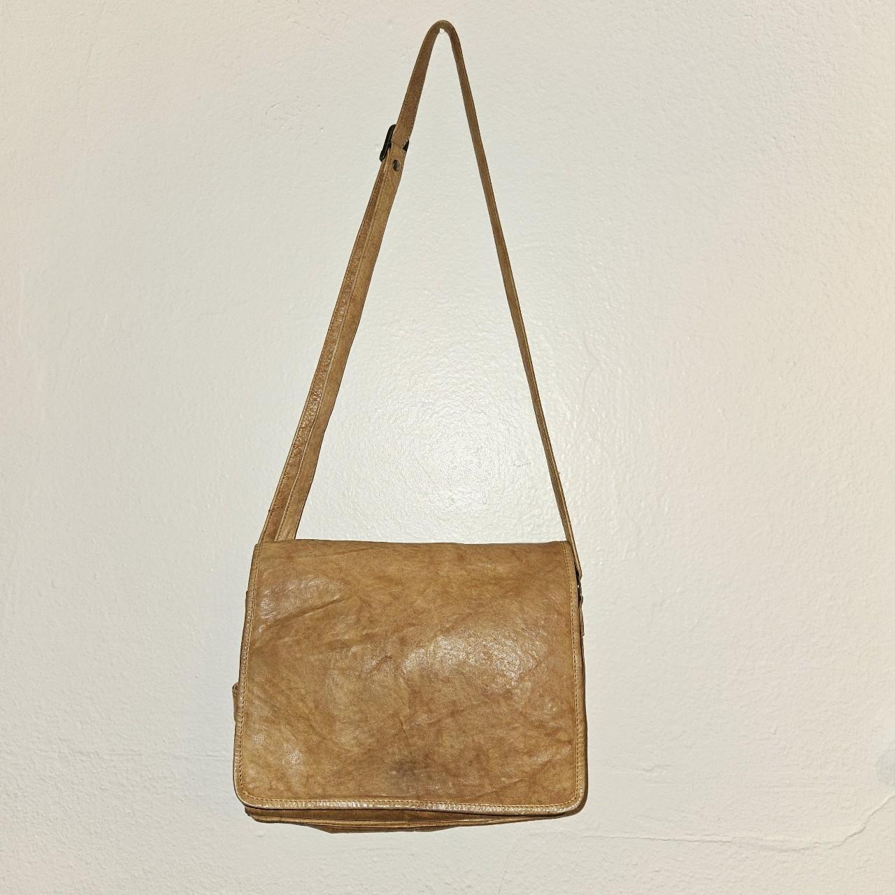 Tan satchel online purse