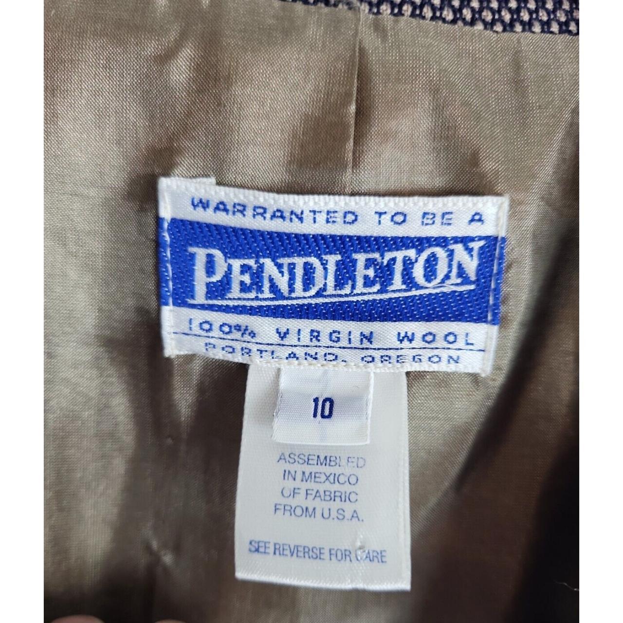Pendleton 3 PC Skirt Pant Suit Blazer 100% Wool... - Depop