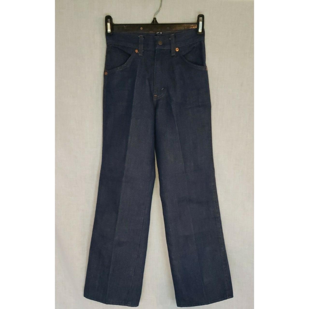 Vintage 70's Kids denim Jeans Sz 12 Slim - 23