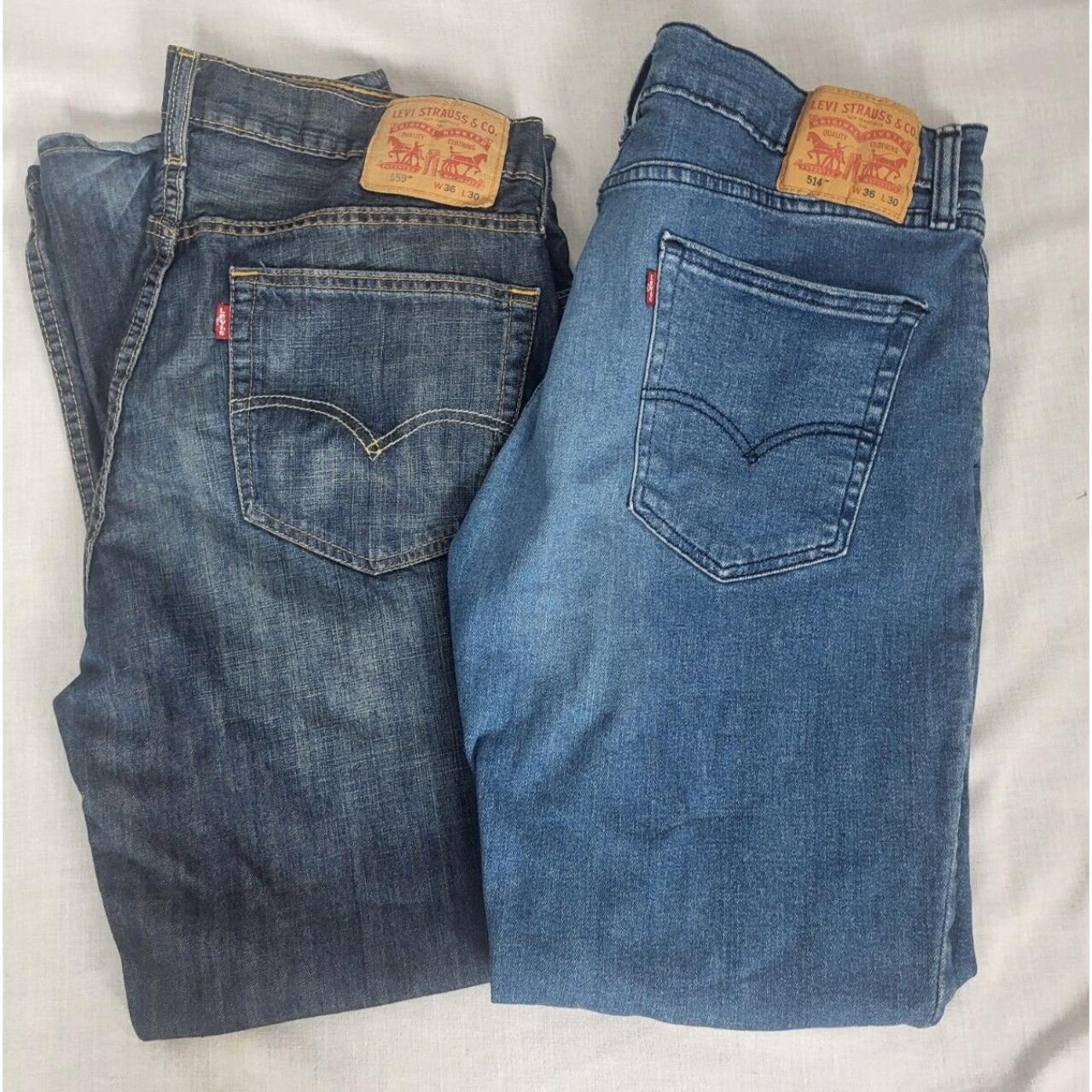 Mens Levi Jeans 36x30 hot (3 pair)