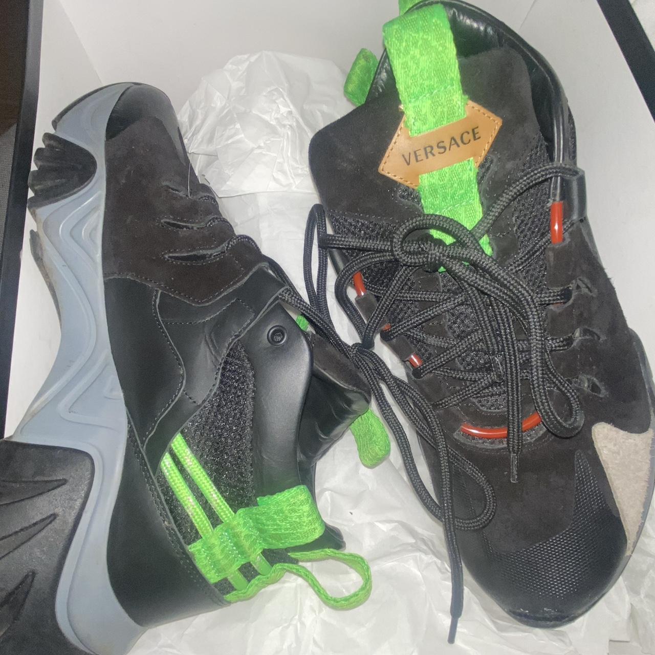 Versace Squalo Hiker Sneaker (Black),