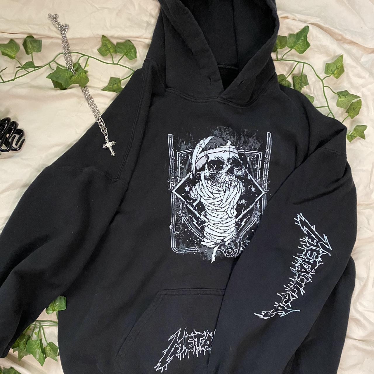 metallica merch hoodie 🖤 thick and comfy fit, can... - Depop