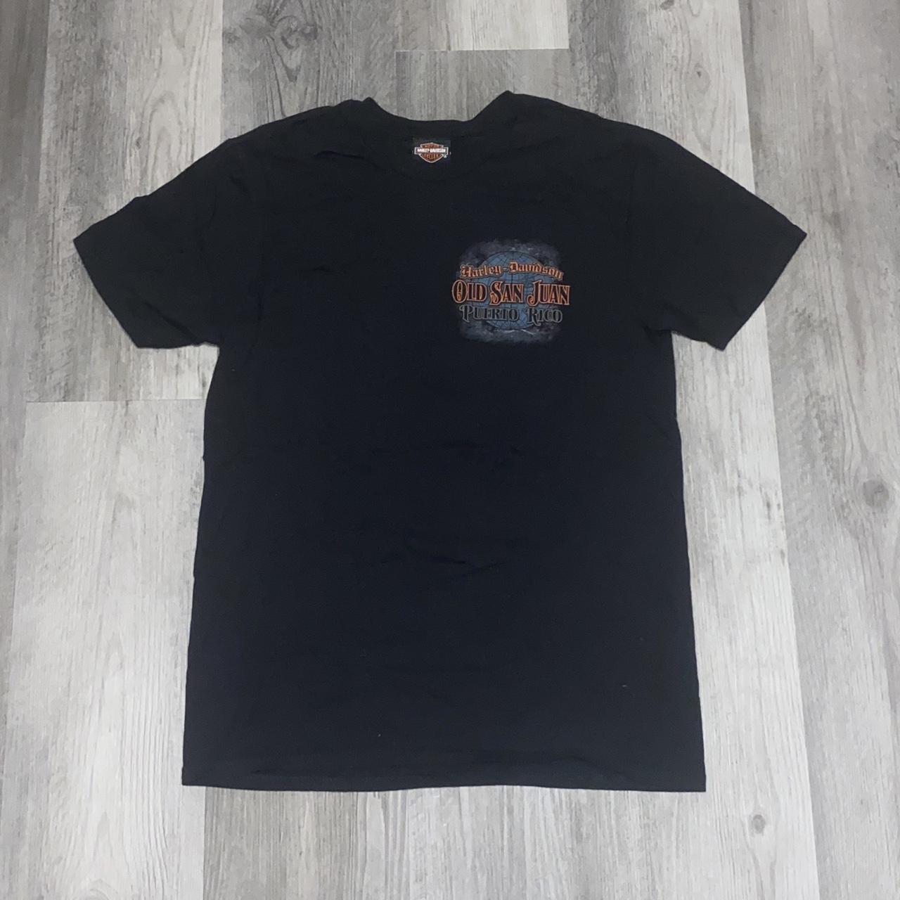 Harley Davidson old San Juan Puerto Rico black... - Depop