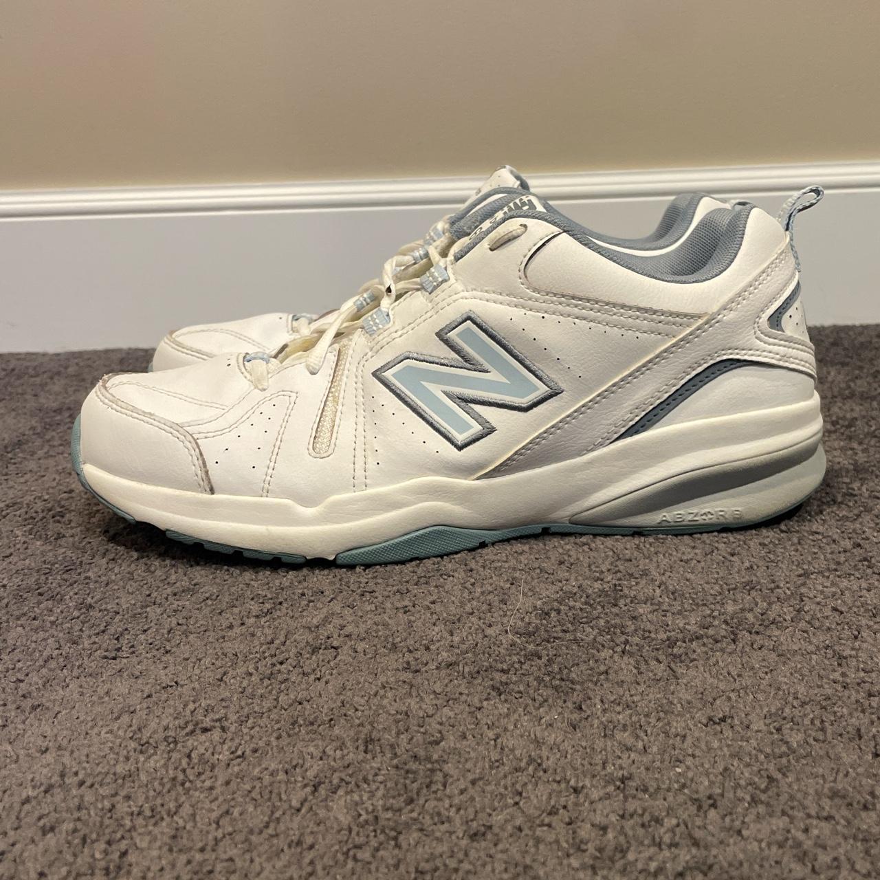 Women’s 12/ Men’s 10 Light Blue New Balance 608s... - Depop