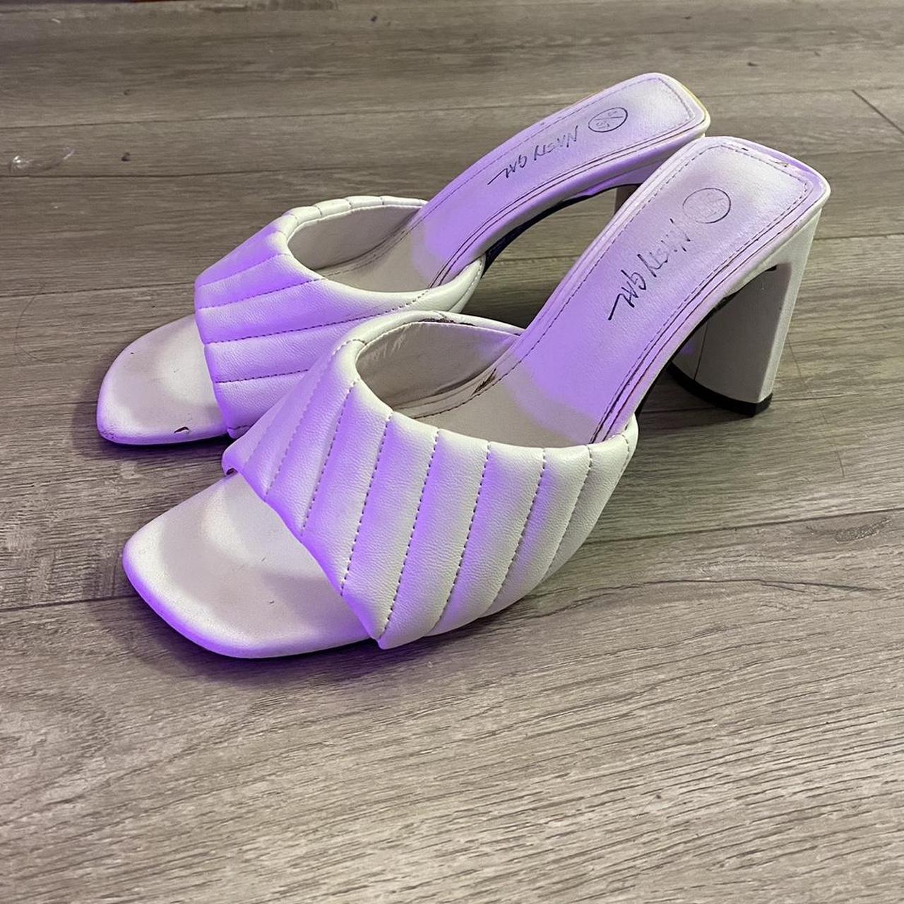 nasty gal white heels