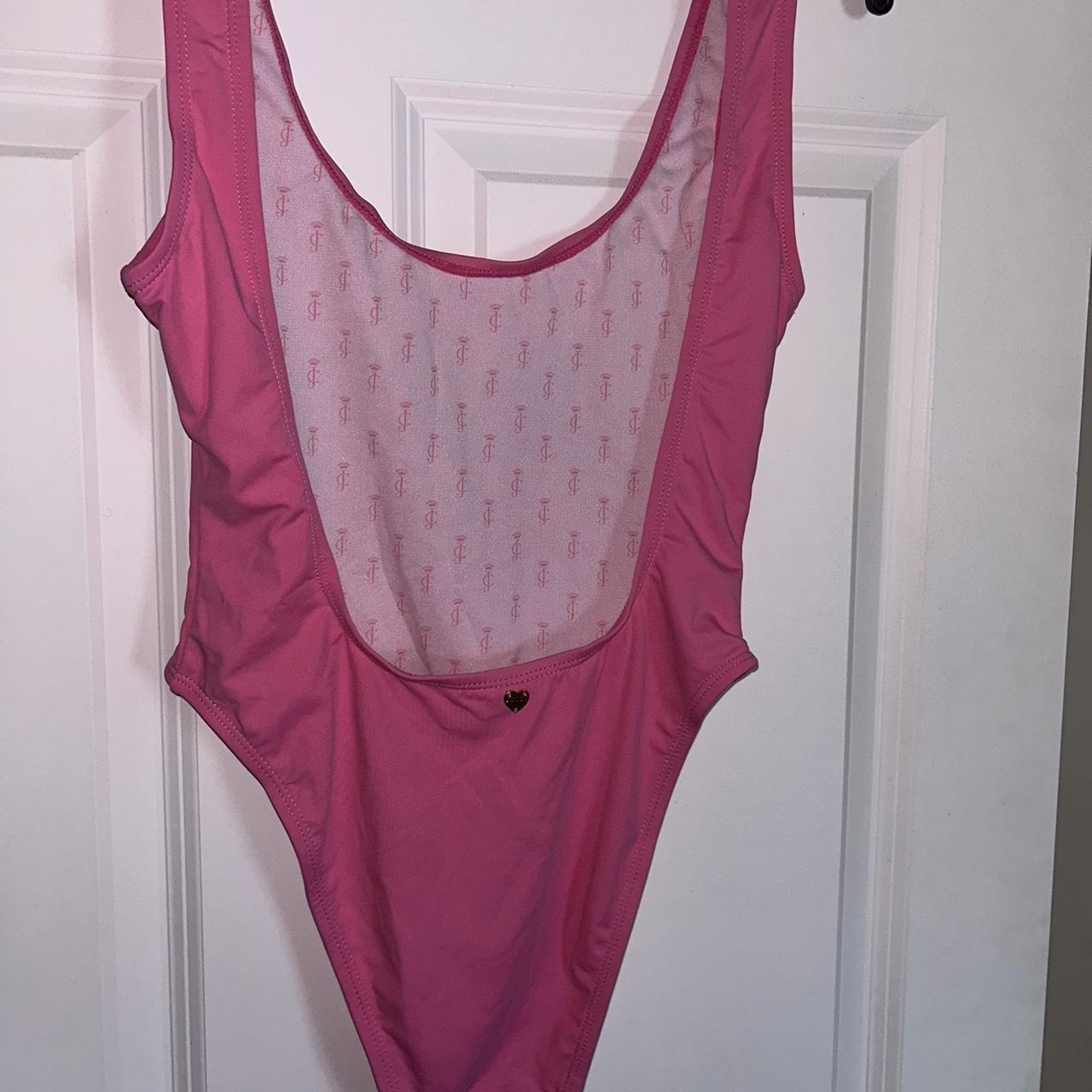 JUICY COUTURE one piece pink bathing suit | Depop