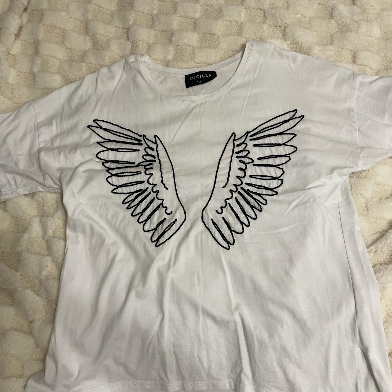 Decjuba Angel T-shirt. No tag , but never worn. - Depop