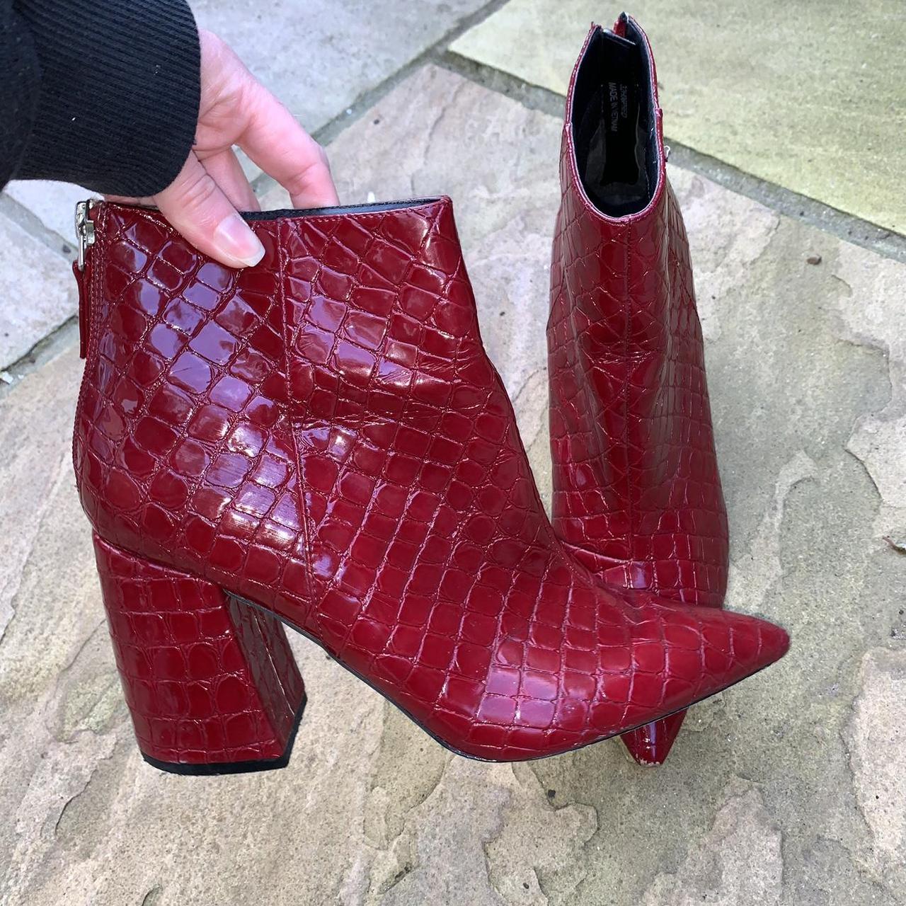 Topshop hot sale crocodile boots