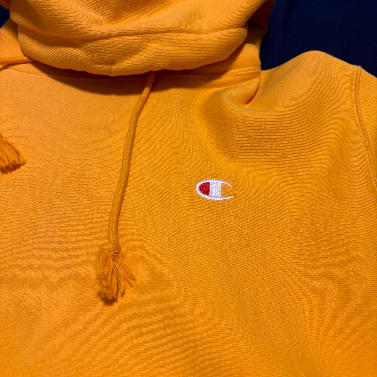 Champion hoodie mustard online yellow