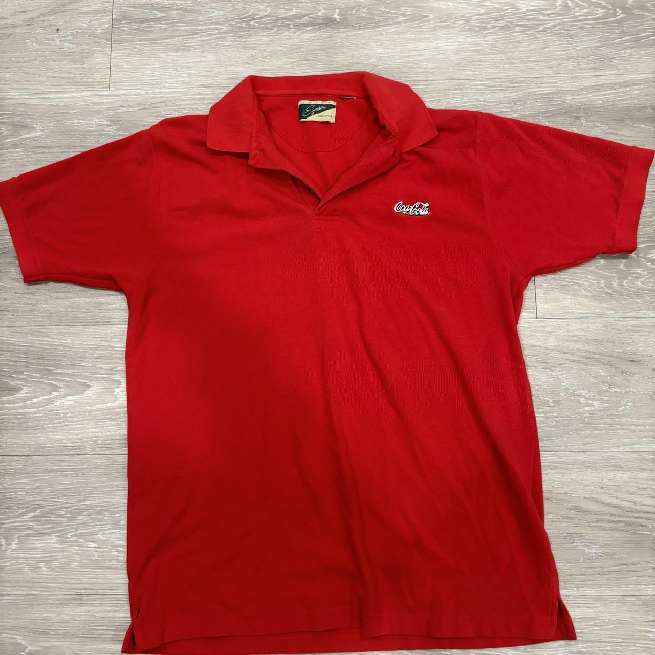 Vintage coca cola polo - Depop