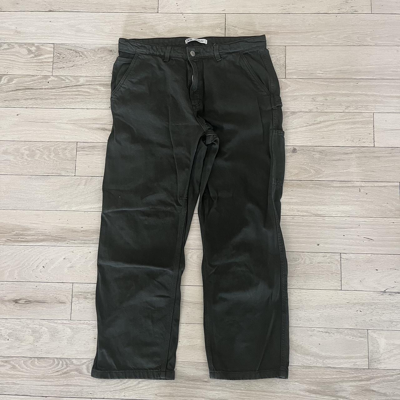 Zara cargo pants, size 31x31 and the condition is... - Depop