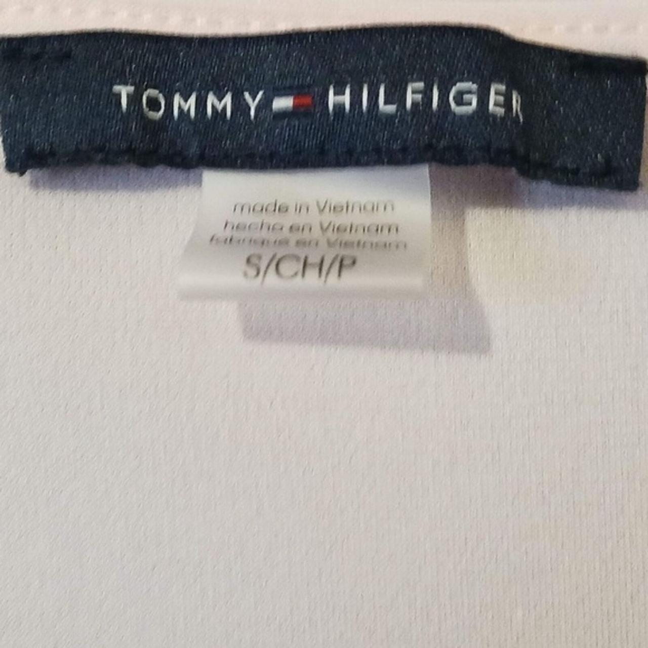 Tommy Hilfiger tank pink size small - Depop