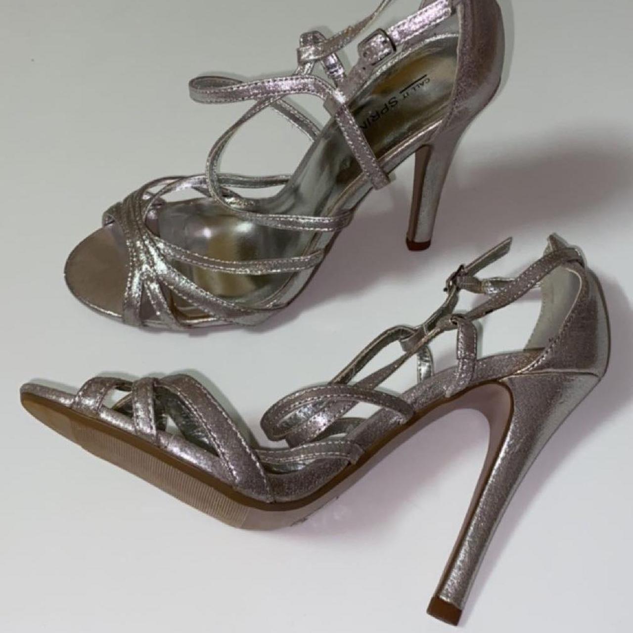 Call it store spring silver sandals