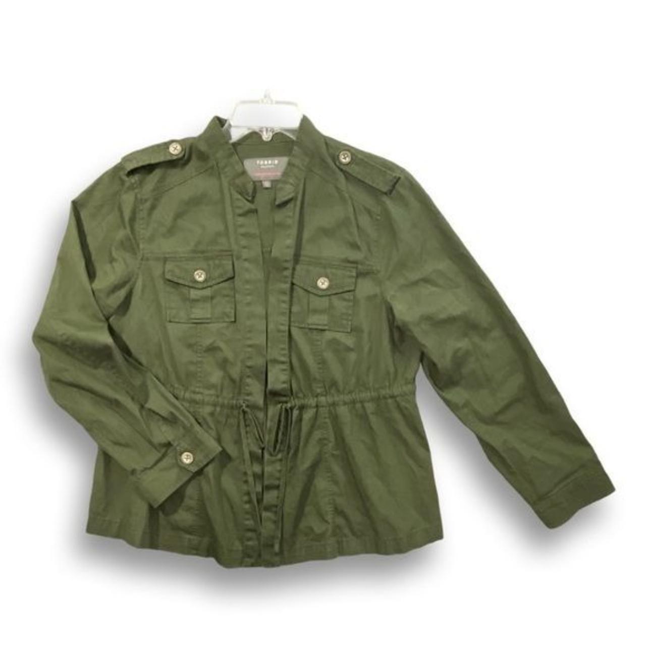Womens Jacket Torrid Army Jacket TORRID Military Grunge Open Front