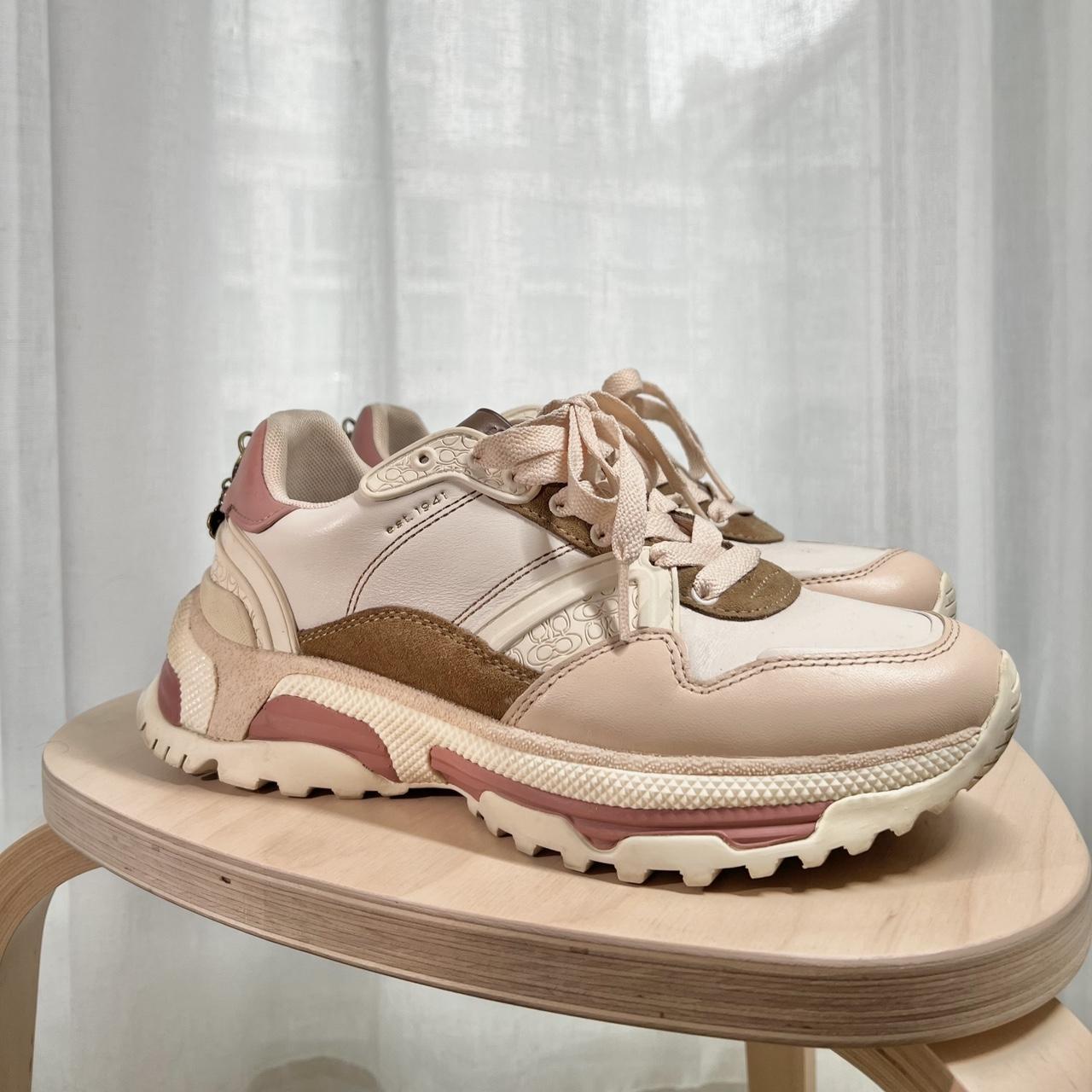 Coach best sale sneakers pink