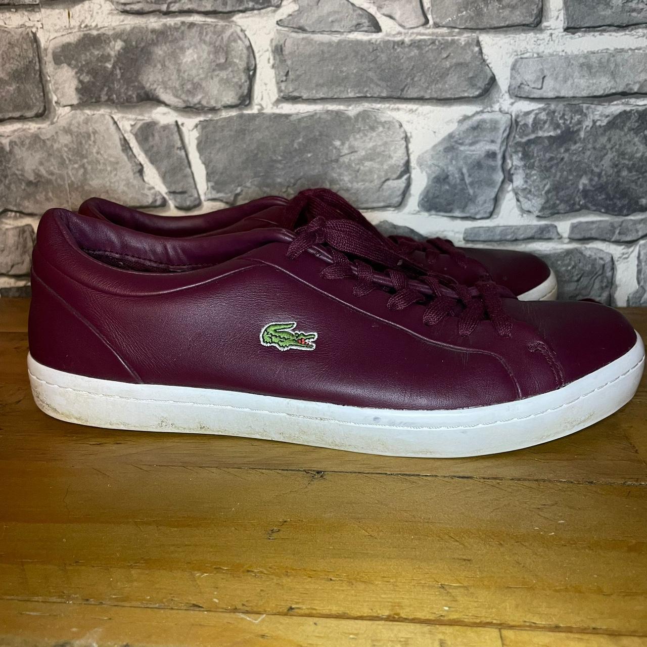 Lacoste Women s Straightset Lace 317 3 Bass Trainers. Depop