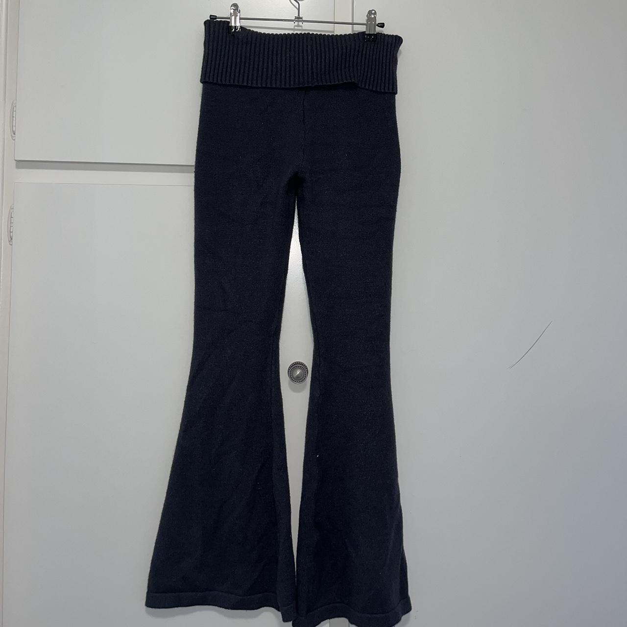 Edikted Women's Navy and Grey Trousers (3)