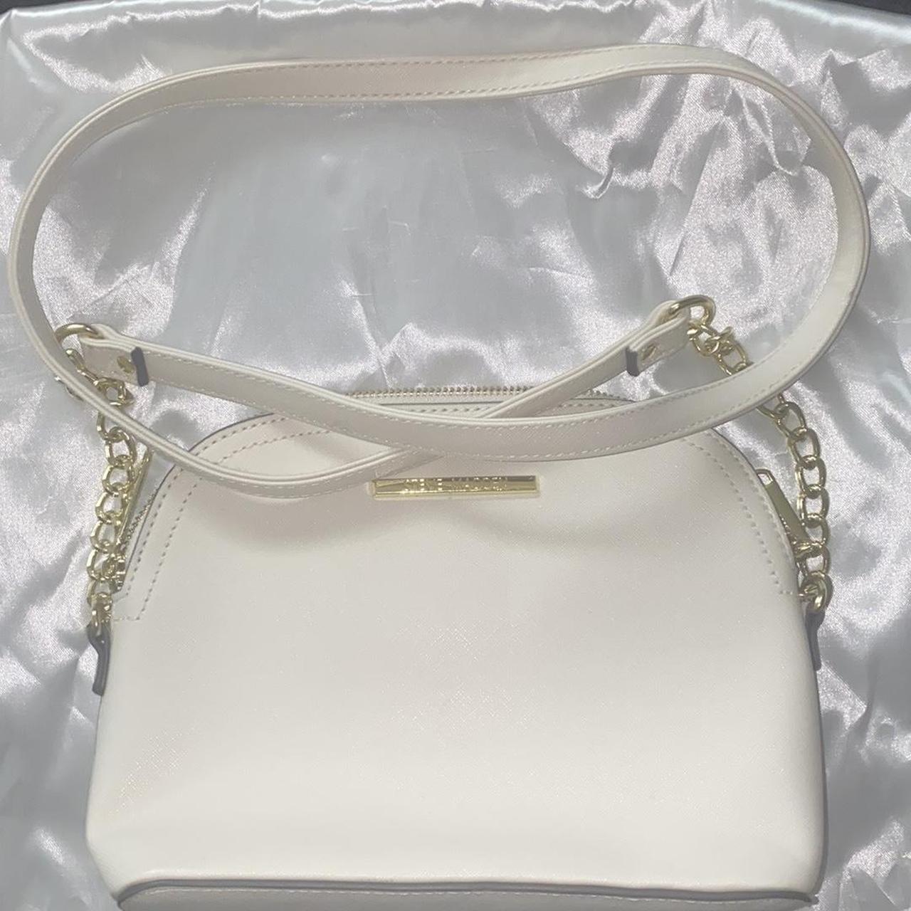 White and gold Steve retailer Madden Purse