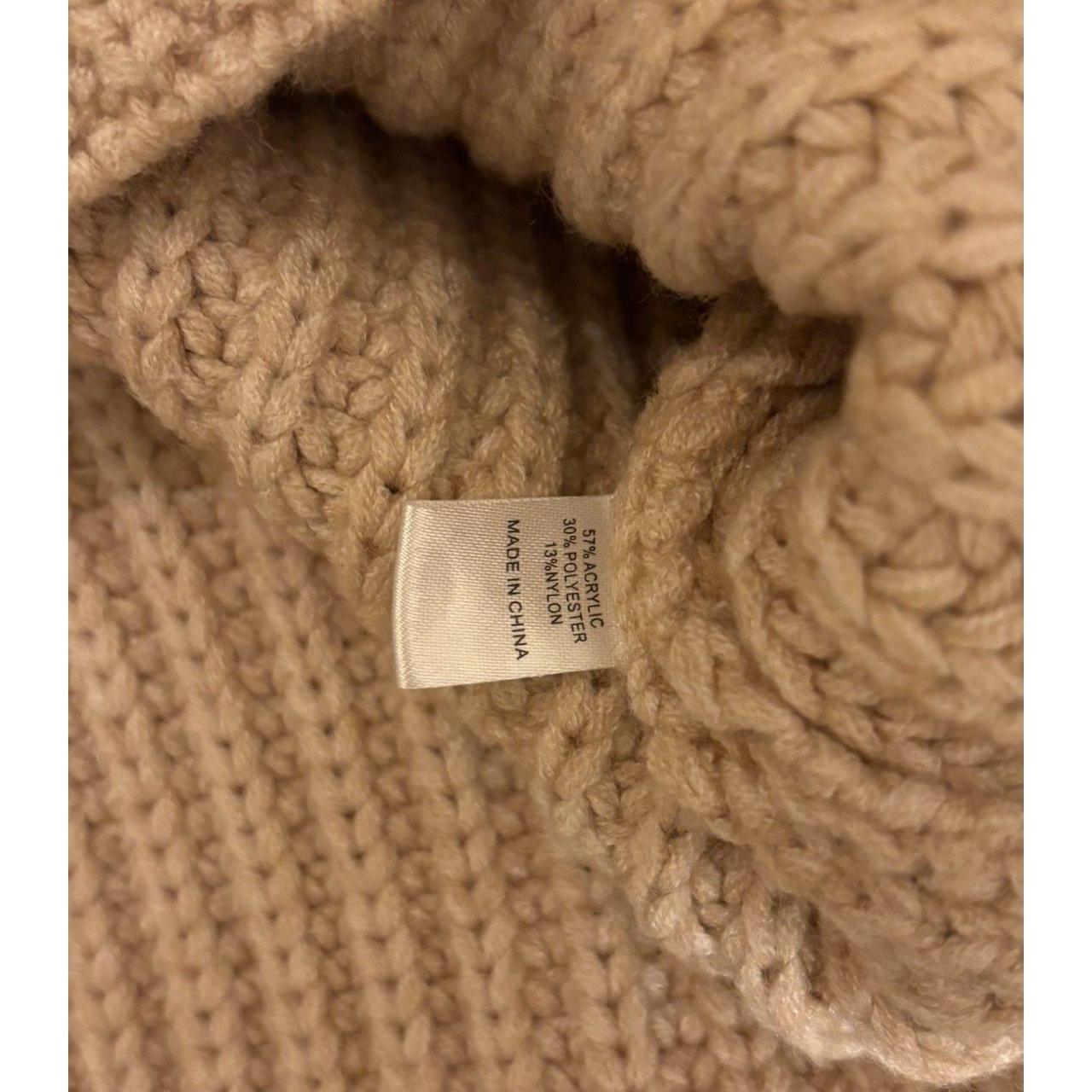 Source Unknown Women's Sweater - Tan/Cream - XS –… - image 5