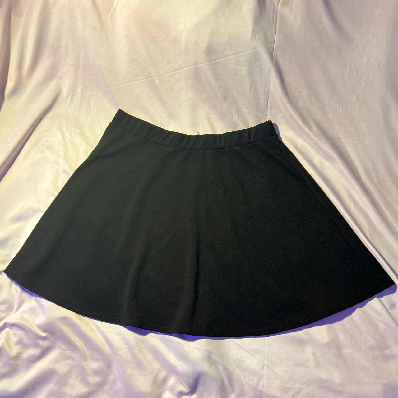 black a line skater skirt forever 21 2X 17 Depop