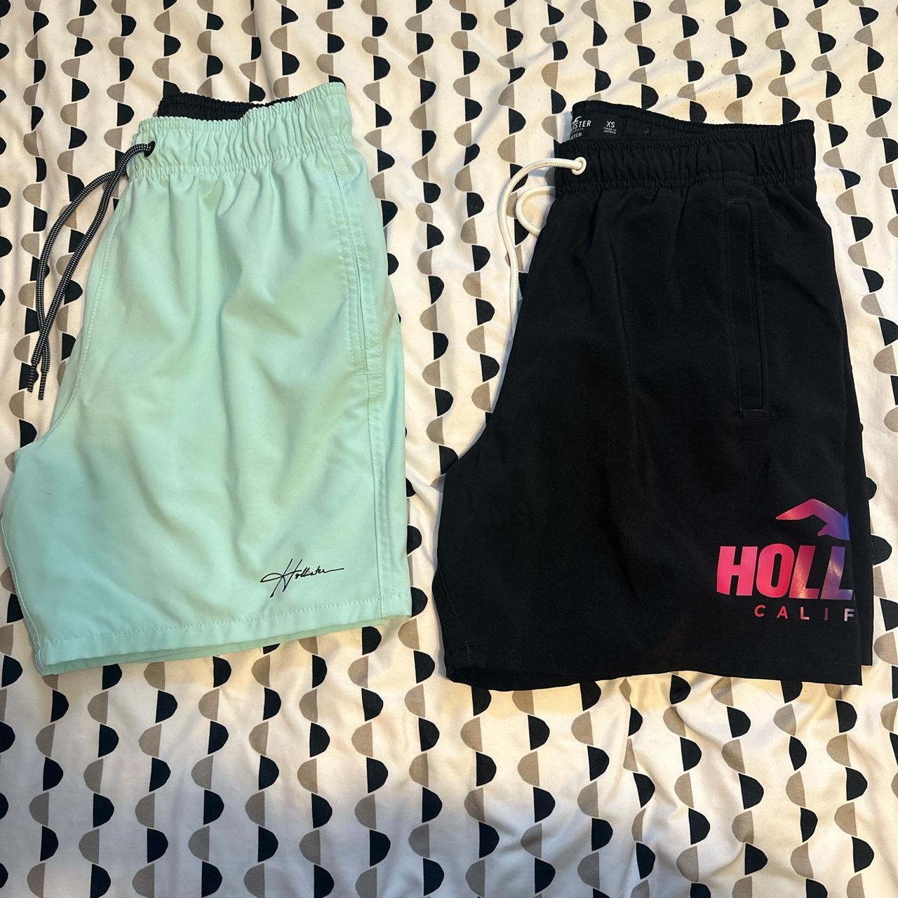 mens hollister swim trunks , both size XS , have a... Depop