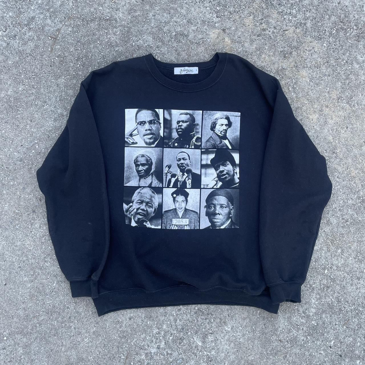 Black History Icons Headshot Portraits Sweatshirt... | Depop