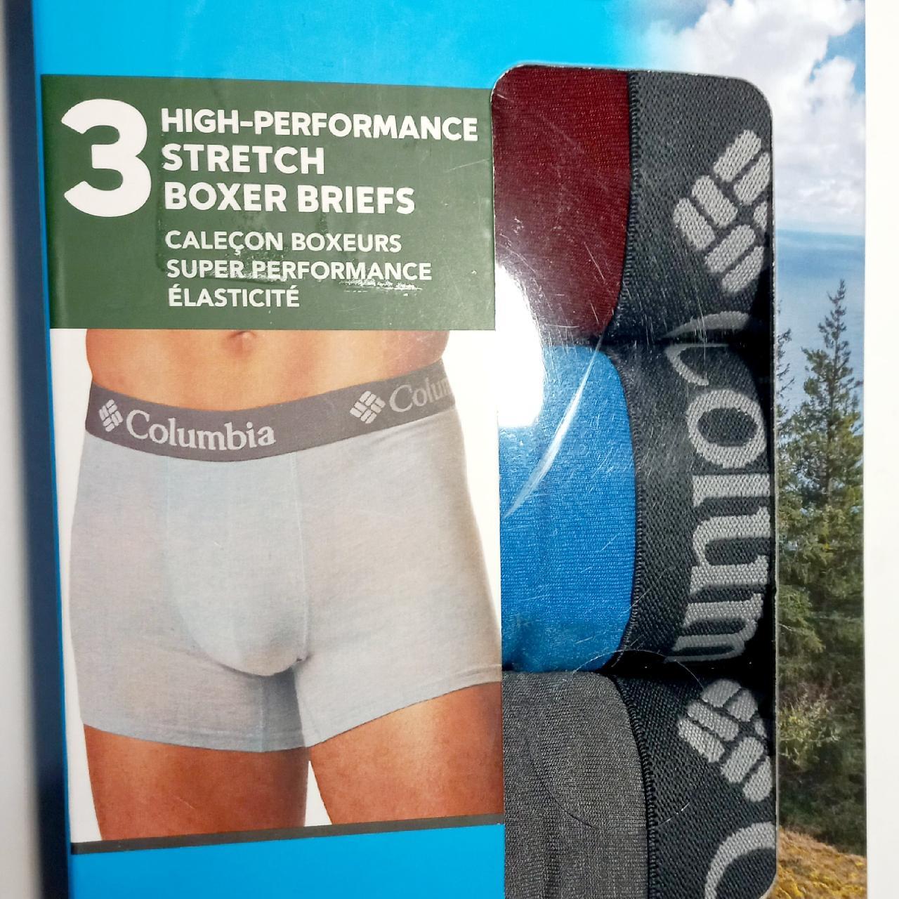New COLUMBIA 3 Pack HIGHPERFORMANCE Stretch Boxer... Depop