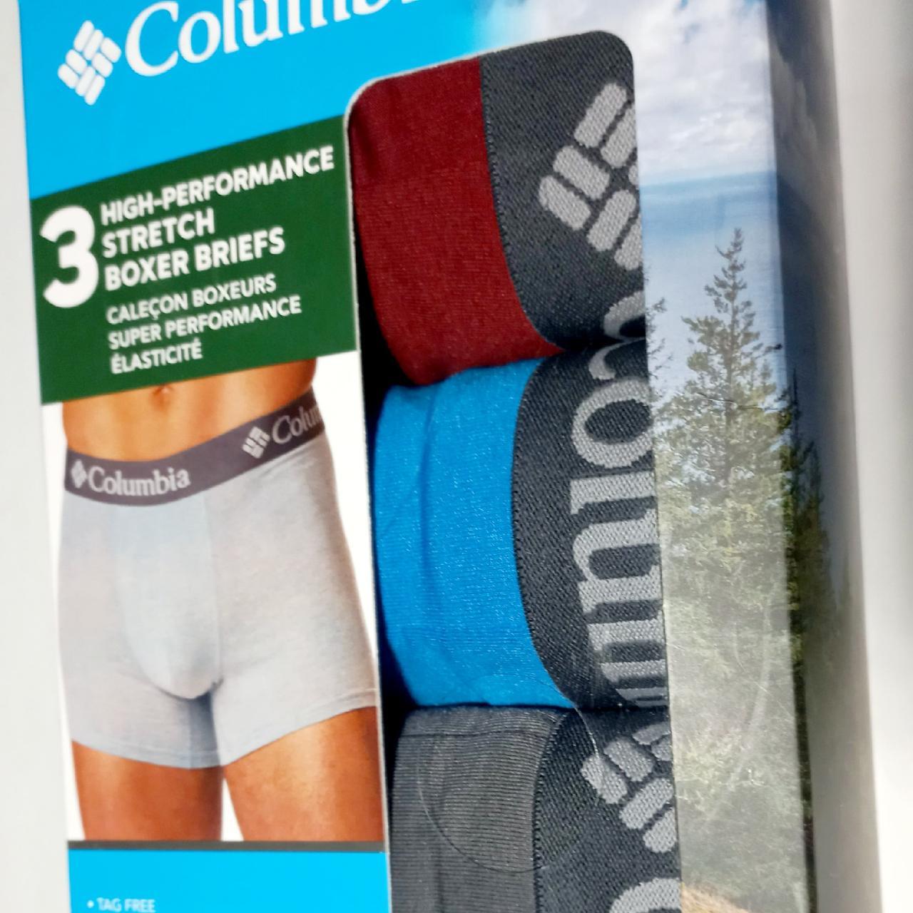 New COLUMBIA 3 Pack HIGHPERFORMANCE Stretch Boxer... Depop