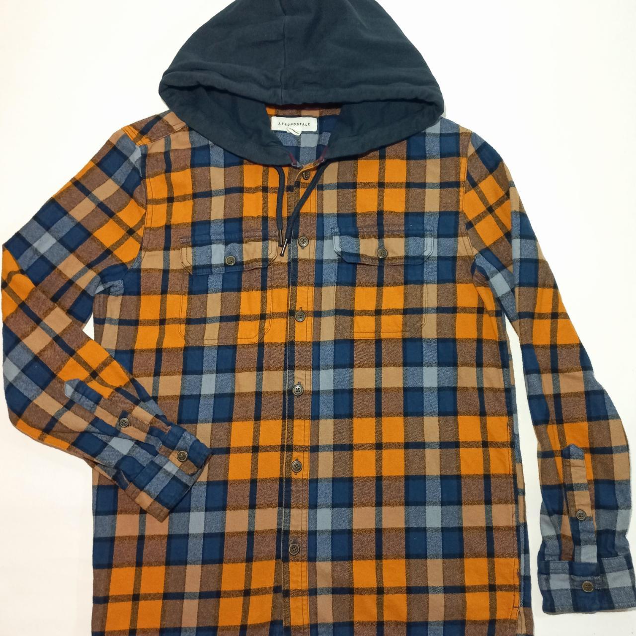 Aeropostale flannel online hoodie