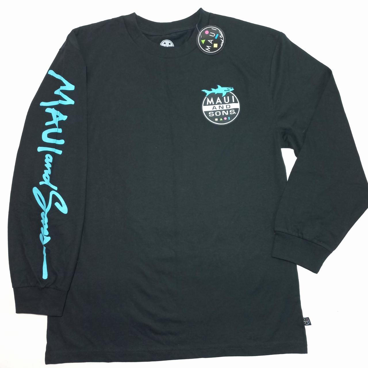 Maui And Sons Blue Maui Logo Tee For Men In Scuba Blue | Walmart Canada