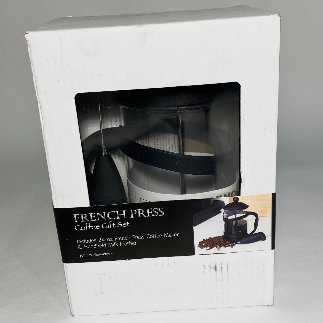 Mind Reader French Press Coffee Maker Gift Set 24... Depop