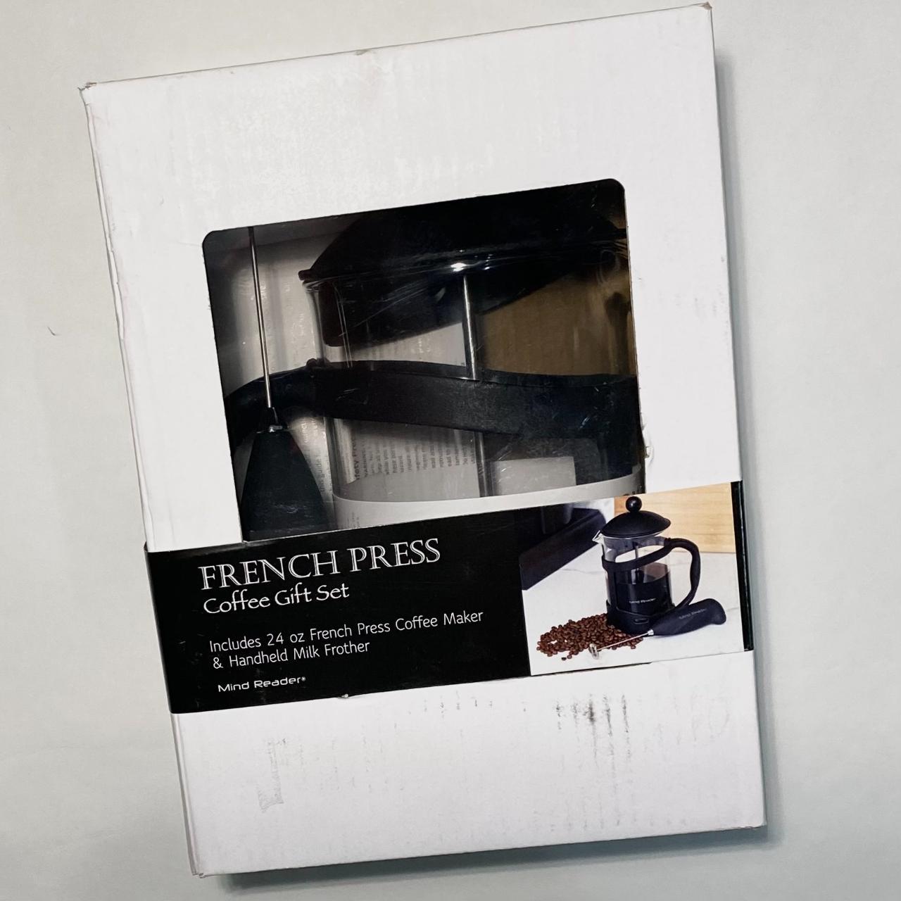 Mind Reader French Press Coffee Maker Gift Set 24... Depop