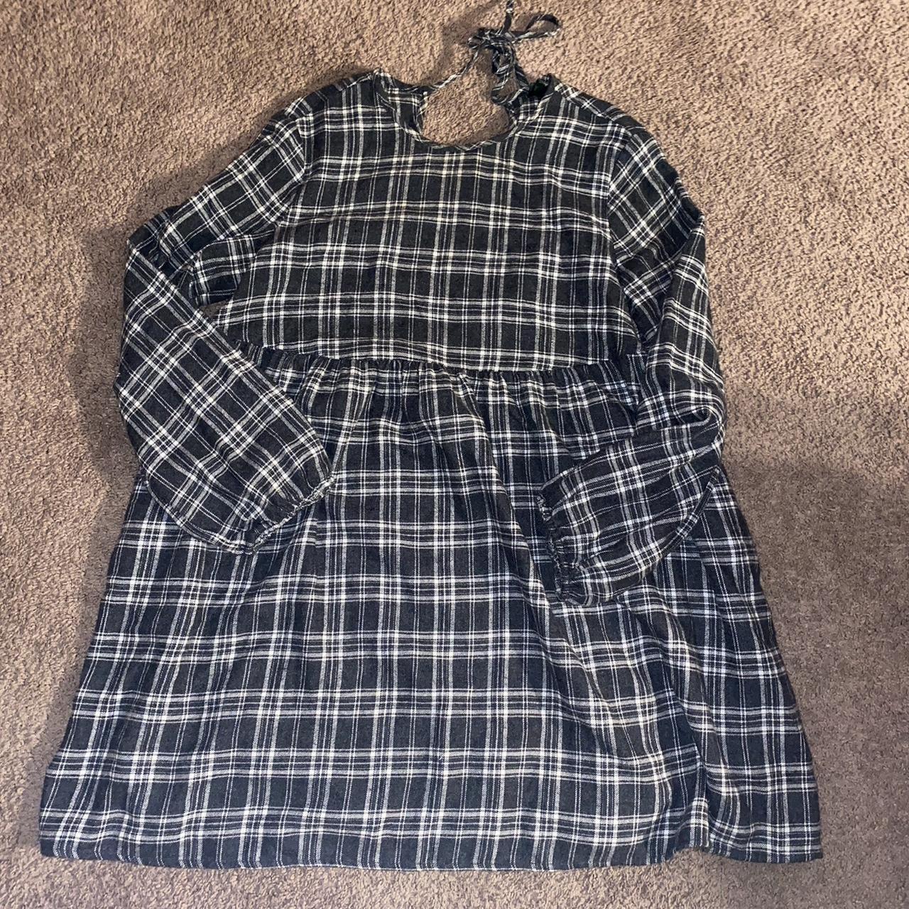 Cutest Gingham Wild Fable Dress With Adjustable Neck Depop