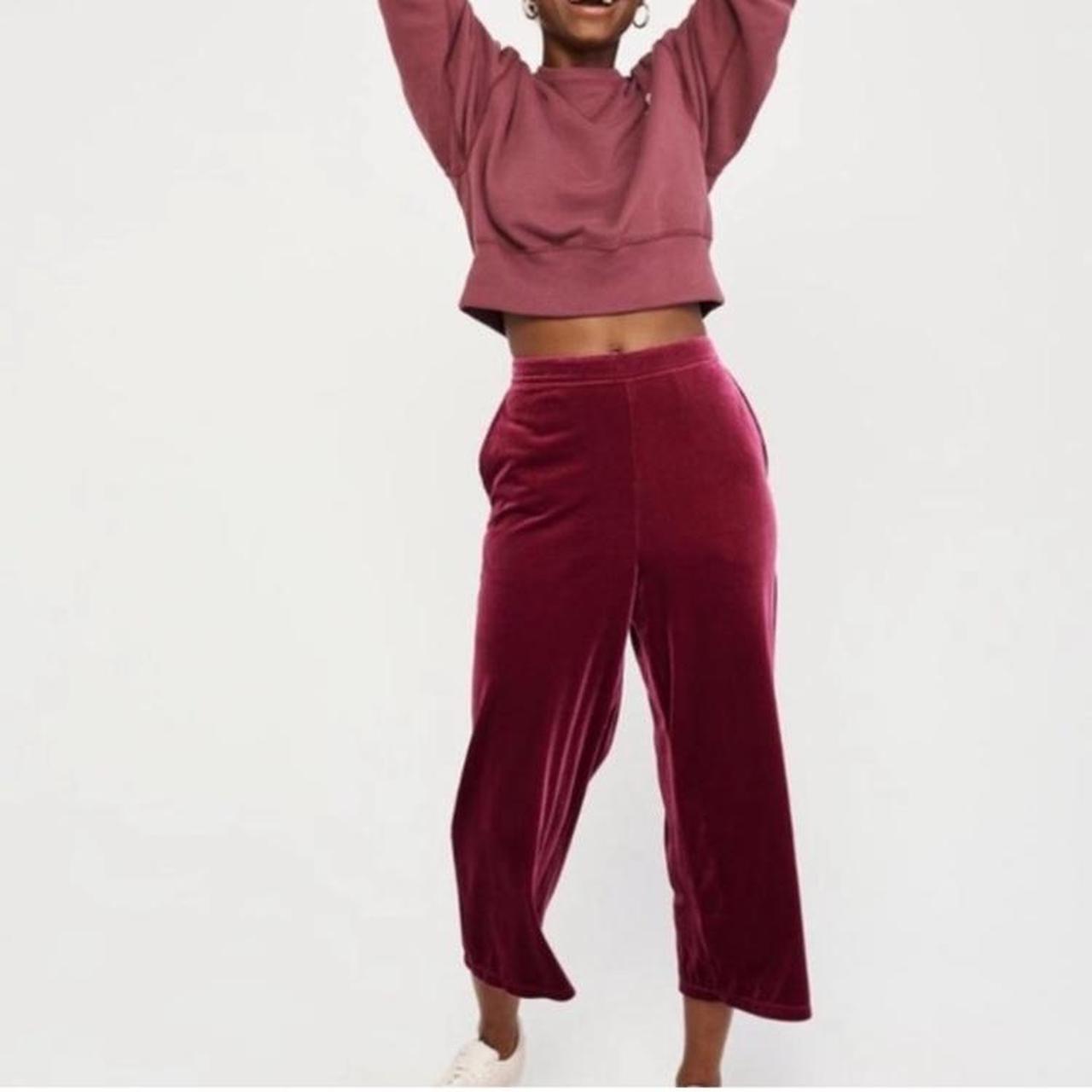 Abercrombie & Fitch Women's Wide leg Pants - Burg… - image 2